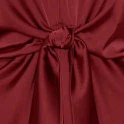 Karmamia Copenhagen kjole - Faye Maxi semi rich merlot