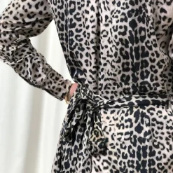 Karmamia Copenhagen kjole - Jean nude leopard