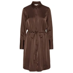 Karmamia Copenhagen kjole - Nakita semi rich brown