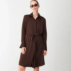 Karmamia Copenhagen kjole - Nakita semi rich brown