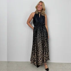 Karmamia Copenhagen kjole - Ava Maxi gradient leo