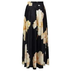 Karmamia Copenhagen nederdel - Savannah gold maxi flower