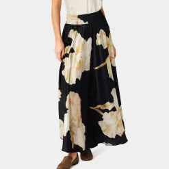 Karmamia Copenhagen nederdel - Savannah gold maxi flower