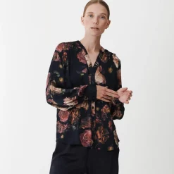 Karmamia Copenhagen skjorte - Amelia scarlett flower