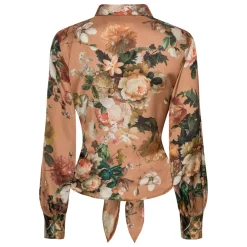 Karmamia Copenhagen skjorte - Lee tan bloom