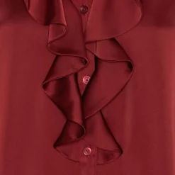 Karmamia Copenhagen skjorte - Sophia semi rich merlot