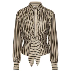 Karmamia Copenhagen skjorte - Lee tan stripe