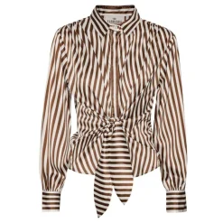 Karmamia Copenhagen skjorte - Lee toffee stripe