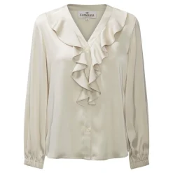 Karmamia Copenhagen skjorte - Sophia semi rich porcelain