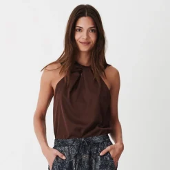 Karmamia Copenhagen top - Florence brown