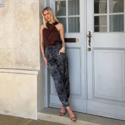 Karmamia Copenhagen top - Florence brown