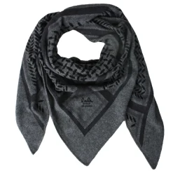 Lala Berlin tørklæde - Triangle Trinity Classic M lubecca/dark grey melange
