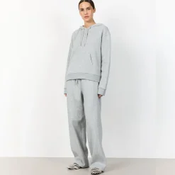 Leveté Room hoodie - Nuka 21 99110/light grey melange
