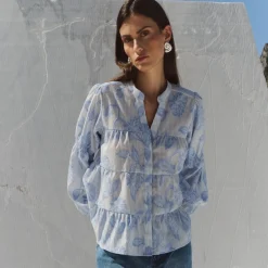 Leveté Room skjorte - Pisa 2 6262C/heather combi