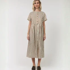 Lollys Laundry kjole - Aliya Maxi dark mokka