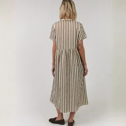 Lollys Laundry kjole - Aliya Maxi dark mokka