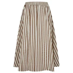 Lollys Laundry nederdel - Bristol Midi dark mokka