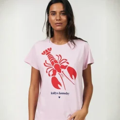 Lollys Laundry t-shirt - Roma Lobster red