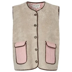 Lollys Laundry vest - Jace Love beige