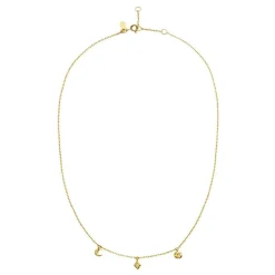 Maanesten halskæde - 2806A Lea guldbelagt