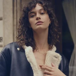 Maanesten halskæde - 2806A Lea guldbelagt