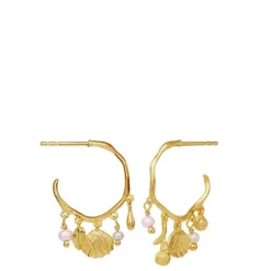 Maanesten øreringe - 9994A Eve guldbelagt