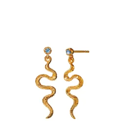 Maanesten øreringe - 9605A Lucy guldbelagt