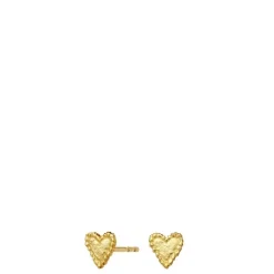 Maanesten øreringe - 10059A Rouge guldbelagt