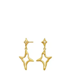 Maanesten øreringe - 10031A Roxy guldbelagt