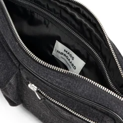Mads Nørgaard bumbag - Botique Washed Carni washed black
