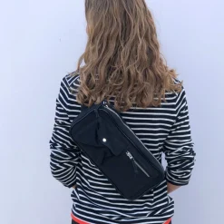 Mads Nørgaard bumbag - Botique Washed Carni washed black