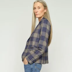 Mos Mosh blazer - Blake Chec crown blue