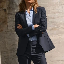 Mos Mosh blazer - Blake Night Sustainable navy