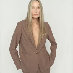 Mos Mosh blazer - Phebs Polly coffee quartz