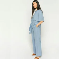 Mos Mosh bluse - Rikas Roy light blue