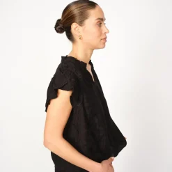 Mos Mosh bluse - Tea Vito black