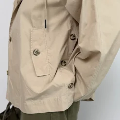 Mos Mosh jakke - Sheena Short feather gray