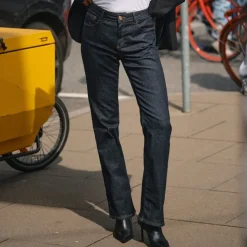 Mos Mosh jeans - Cecilia Cover Long dark blue