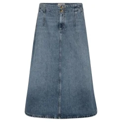 Mos Mosh nederdel - Leala Denim mid blue
