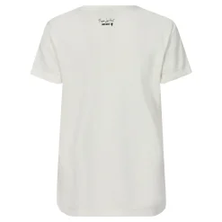 Mos Mosh t-shirt - Dala V-neck Basic ecru