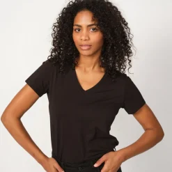 Mos Mosh t-shirt - Dala V-SS Basic black