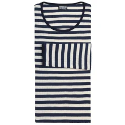 Nørgaard Paa Strøget bluse - 101 Broadway marine/ecru