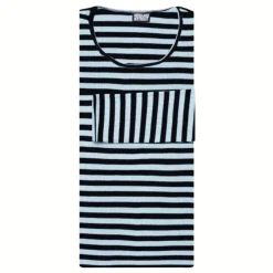 Nørgaard Paa Strøget bluse - 101 Broadway black/light blue