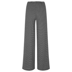 Nørgaard Paa Strøget bukser - NPS Nova Stripe black/ecru