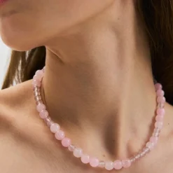 Pernille Corydon halskæde - N-526-G Blush guldbelagt