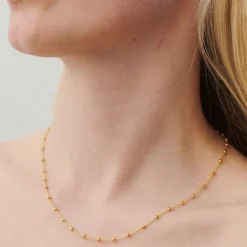 Pernille Corydon halskæde - N-718 Vega guldbelagt