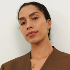 Pernille Corydon halskæde - N-304 Rain guldbelagt