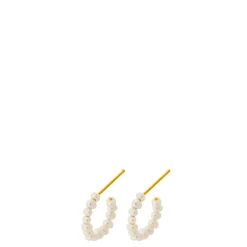 Pernille Corydon øreringe - E-438 Ocean Tresure guldbelagt