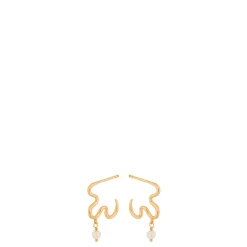 Pernille Corydon øreringe - E-112 Ocean Dream guldbelagt