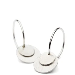 Pernille Corydon øreringe - E-002 Small Coin sølv